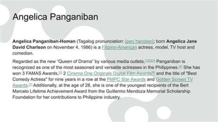 Angelica Panganiban Biography