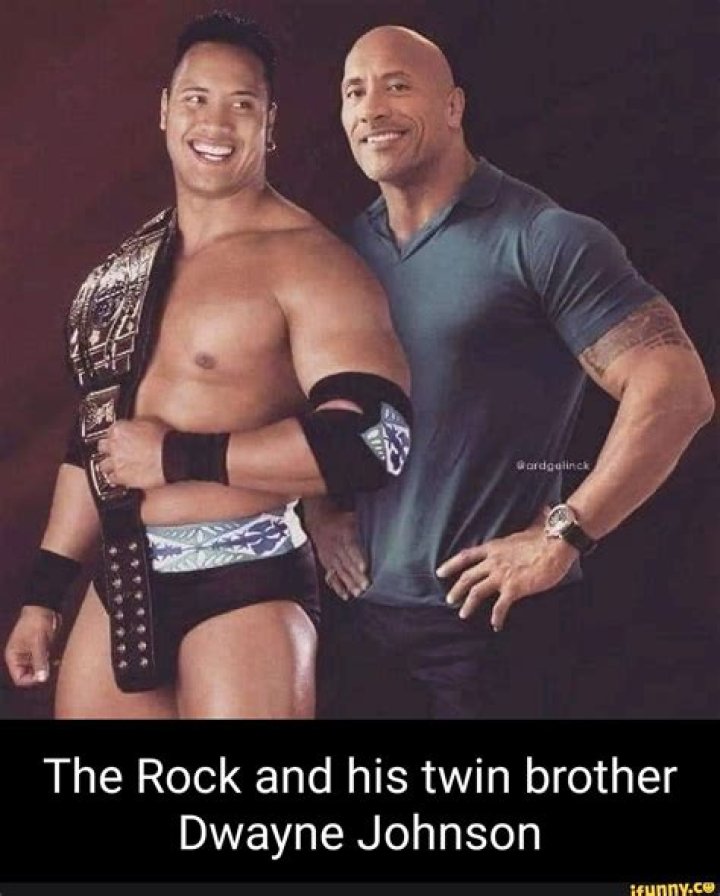 Does The Rock Have A Twin Brother?