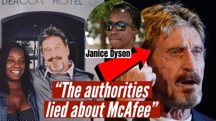 Janice Dyson Bio, Age, Net Worth & Facts About John McAfees Wife ·